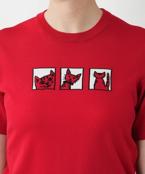 NEMIKA / ネミカ ニット・セーター | 猫柄インターシャニット【NEMIKA】 | 詳細10