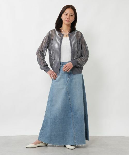NEMIKA / ネミカ カーディガン・ボレロ | アイレットショートカーディガン【NEMIKA】 | 詳細7