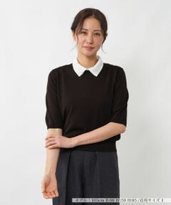 NEMIKA / ネミカ ニット・セーター | クロップドスリーブプルオーバー【NEMIKA】