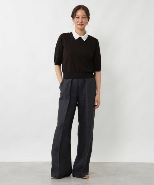 NEMIKA / ネミカ ニット・セーター | クロップドスリーブプルオーバー【NEMIKA】 | 詳細4