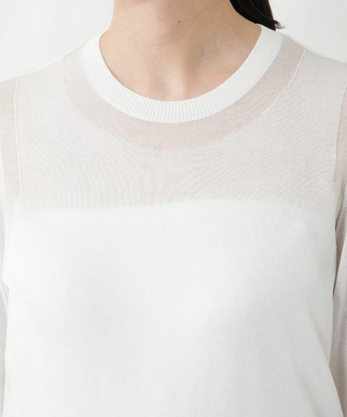 NEMIKA / ネミカ ニット・セーター | シアーインターシャニット【NEMIKA】 | 詳細10