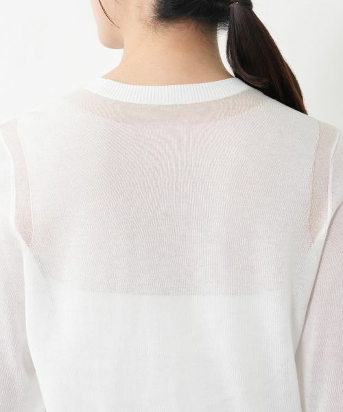 NEMIKA / ネミカ ニット・セーター | シアーインターシャニット【NEMIKA】 | 詳細11