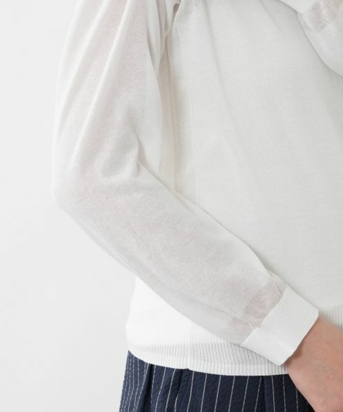 NEMIKA / ネミカ ニット・セーター | シアーインターシャニット【NEMIKA】 | 詳細12