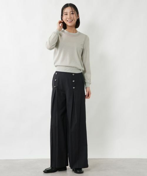 NEMIKA / ネミカ ニット・セーター | シアーインターシャニット【NEMIKA】 | 詳細15