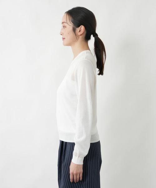 NEMIKA / ネミカ ニット・セーター | シアーインターシャニット【NEMIKA】 | 詳細8