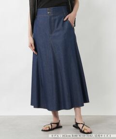 NEMIKA / ネミカ ミニ・ひざ丈スカート | デニムフレアスカート【NEMIKA】