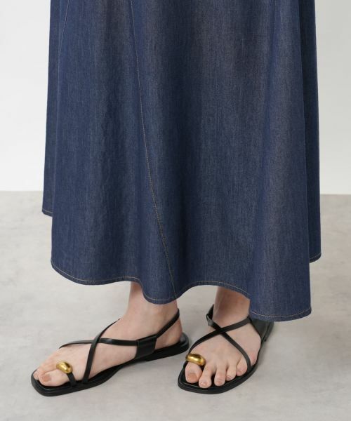 NEMIKA / ネミカ ミニ・ひざ丈スカート | デニムフレアスカート【NEMIKA】 | 詳細14