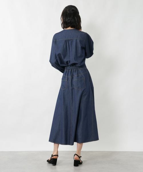 NEMIKA / ネミカ ミニ・ひざ丈スカート | デニムフレアスカート【NEMIKA】 | 詳細6