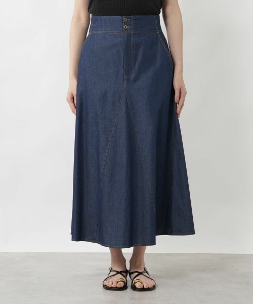 NEMIKA / ネミカ ミニ・ひざ丈スカート | デニムフレアスカート【NEMIKA】 | 詳細7