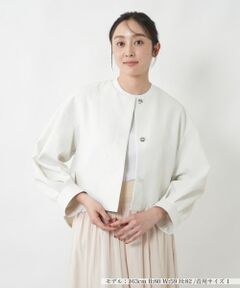 NEMIKA / ネミカ テーラードジャケット | ドロップノーカラージャケット【NEMIKA】