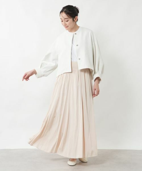 NEMIKA / ネミカ テーラードジャケット | ドロップノーカラージャケット【NEMIKA】 | 詳細1