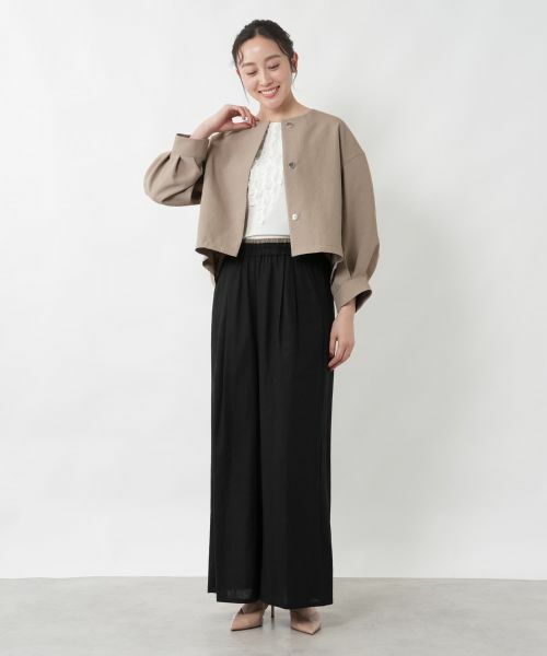 NEMIKA / ネミカ テーラードジャケット | ドロップノーカラージャケット【NEMIKA】 | 詳細4