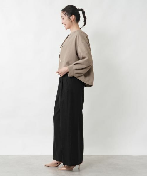 NEMIKA / ネミカ テーラードジャケット | ドロップノーカラージャケット【NEMIKA】 | 詳細5