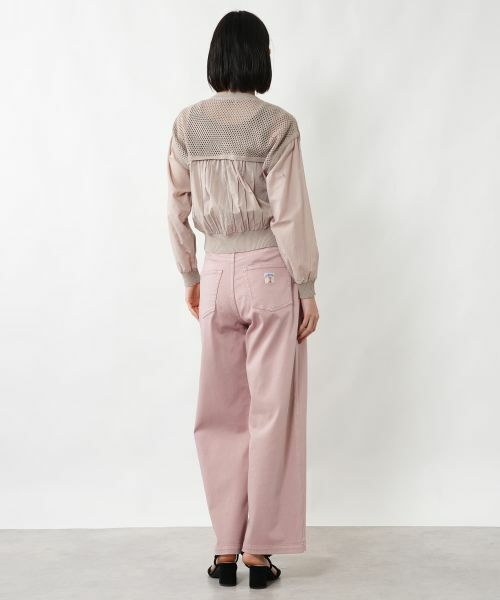 NEMIKA / ネミカ カーディガン・ボレロ | 透かし編み切替ジップブルゾン【NEMIKA】 | 詳細17