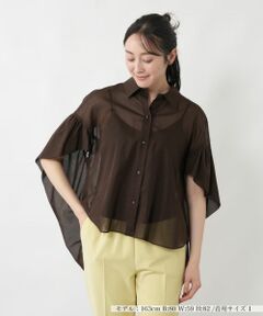 NEMIKA / ネミカ シャツ・ブラウス | テールカットヘムフレアブラウス【NEMIKA】