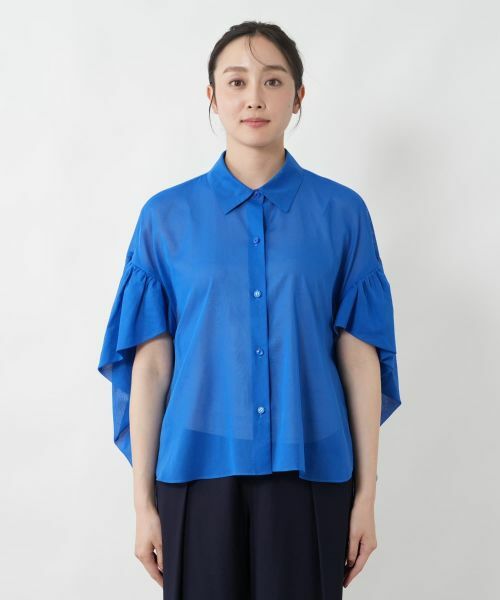 NEMIKA / ネミカ シャツ・ブラウス | テールカットヘムフレアブラウス【NEMIKA】 | 詳細10