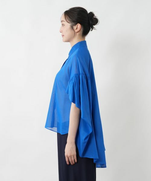 NEMIKA / ネミカ シャツ・ブラウス | テールカットヘムフレアブラウス【NEMIKA】 | 詳細11