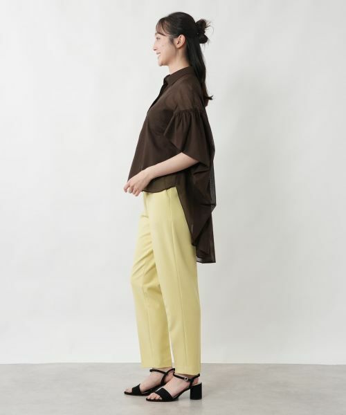 NEMIKA / ネミカ シャツ・ブラウス | テールカットヘムフレアブラウス【NEMIKA】 | 詳細5