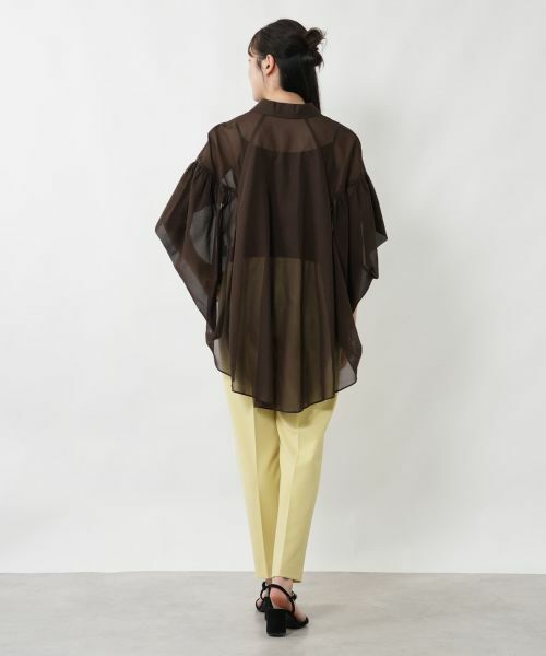 NEMIKA / ネミカ シャツ・ブラウス | テールカットヘムフレアブラウス【NEMIKA】 | 詳細6