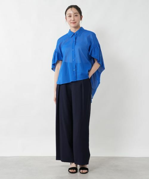 NEMIKA / ネミカ シャツ・ブラウス | テールカットヘムフレアブラウス【NEMIKA】 | 詳細7