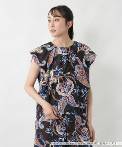 NEMIKA / ネミカ シャツ・ブラウス | ペイズリー柄タックブラウス【NEMIKA】