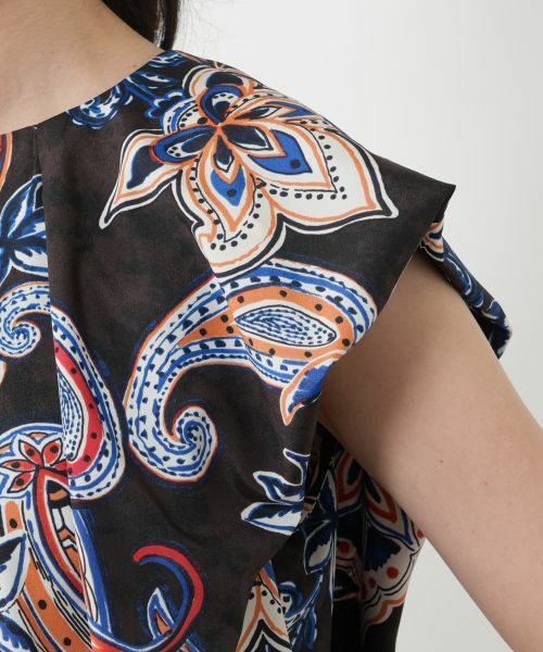 NEMIKA / ネミカ シャツ・ブラウス | ペイズリー柄タックブラウス【NEMIKA】 | 詳細10