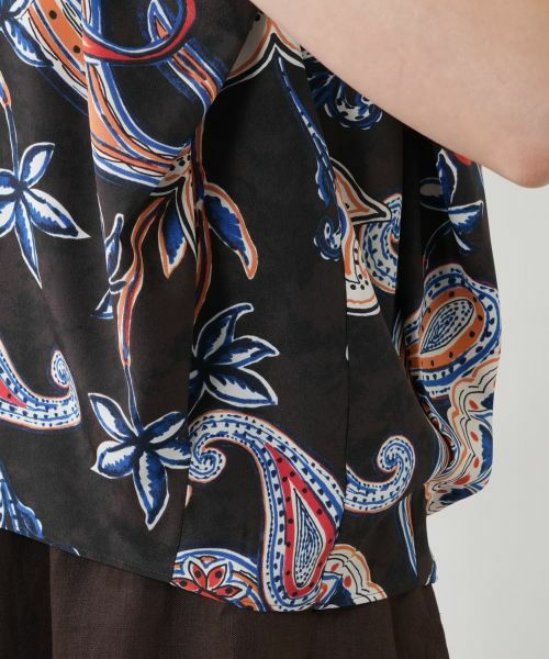 NEMIKA / ネミカ シャツ・ブラウス | ペイズリー柄タックブラウス【NEMIKA】 | 詳細11