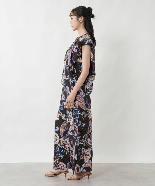 NEMIKA / ネミカ シャツ・ブラウス | ペイズリー柄タックブラウス【NEMIKA】 | 詳細2