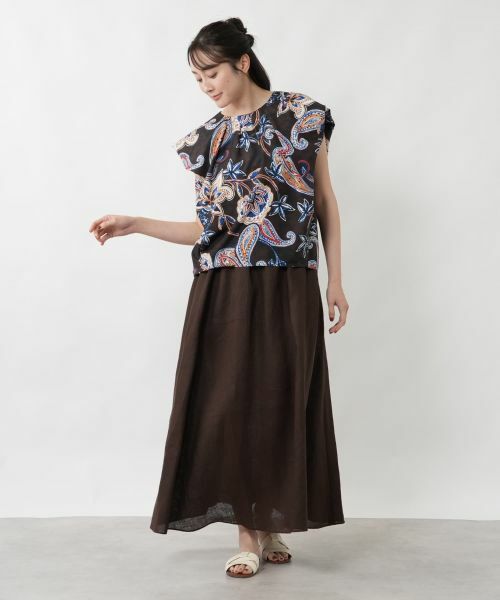 NEMIKA / ネミカ シャツ・ブラウス | ペイズリー柄タックブラウス【NEMIKA】 | 詳細4