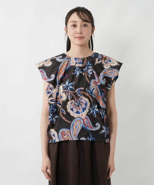 NEMIKA / ネミカ シャツ・ブラウス | ペイズリー柄タックブラウス【NEMIKA】 | 詳細5