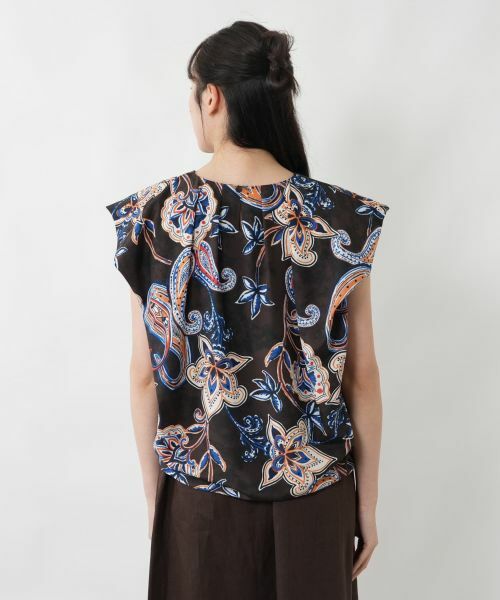 NEMIKA / ネミカ シャツ・ブラウス | ペイズリー柄タックブラウス【NEMIKA】 | 詳細7