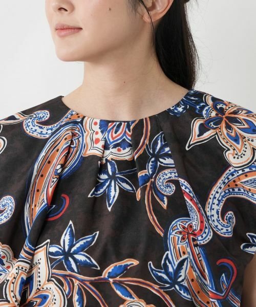 NEMIKA / ネミカ シャツ・ブラウス | ペイズリー柄タックブラウス【NEMIKA】 | 詳細8