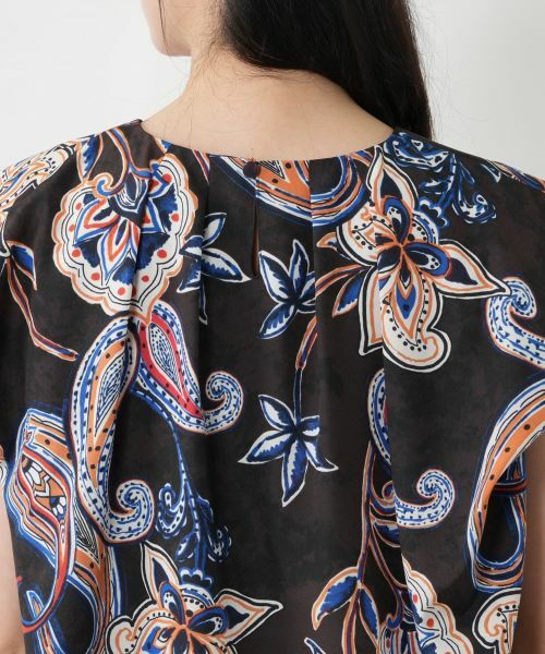 NEMIKA / ネミカ シャツ・ブラウス | ペイズリー柄タックブラウス【NEMIKA】 | 詳細9