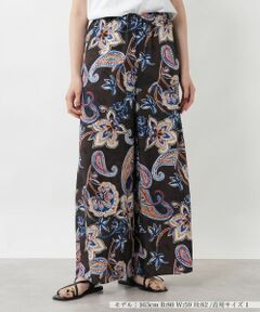 NEMIKA / ネミカ その他パンツ | ペイズリー柄ワイドパンツ【NEMIKA】