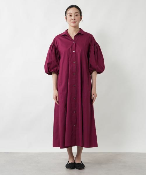 NEMIKA / ネミカ ドレス | バルーンスリーブシャツワンピース【NEMIKA】 | 詳細10