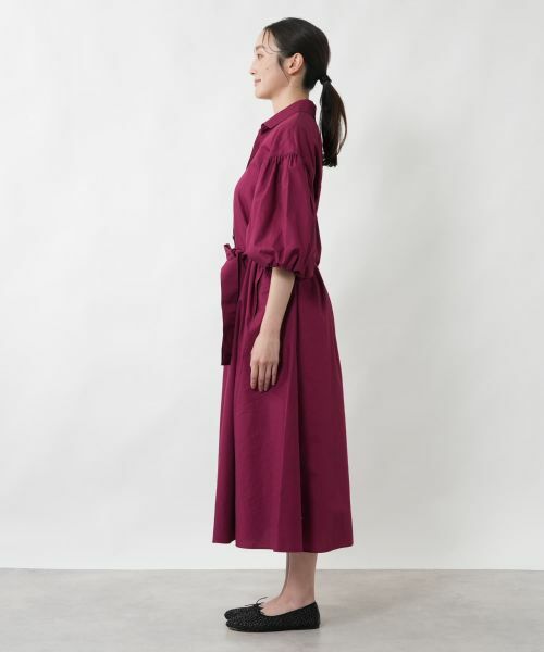 NEMIKA / ネミカ ドレス | バルーンスリーブシャツワンピース【NEMIKA】 | 詳細12