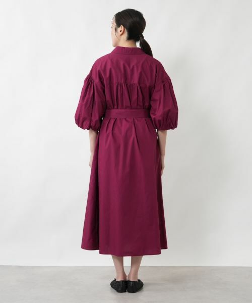 NEMIKA / ネミカ ドレス | バルーンスリーブシャツワンピース【NEMIKA】 | 詳細13