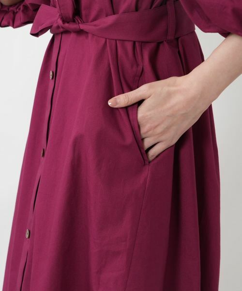 NEMIKA / ネミカ ドレス | バルーンスリーブシャツワンピース【NEMIKA】 | 詳細17