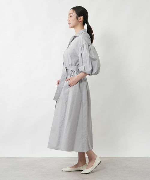 NEMIKA / ネミカ ドレス | バルーンスリーブシャツワンピース【NEMIKA】 | 詳細5