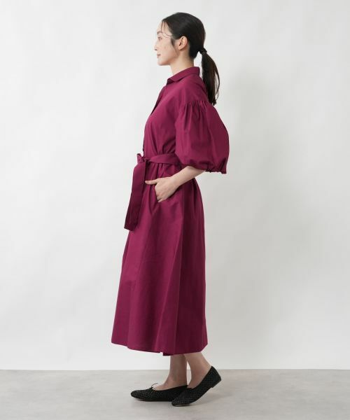 NEMIKA / ネミカ ドレス | バルーンスリーブシャツワンピース【NEMIKA】 | 詳細8