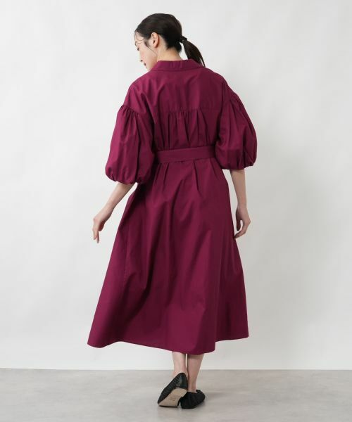 NEMIKA / ネミカ ドレス | バルーンスリーブシャツワンピース【NEMIKA】 | 詳細9