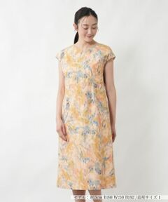 NEMIKA / ネミカ ドレス | 花柄フレンチスリーブワンピース【NEMIKA】