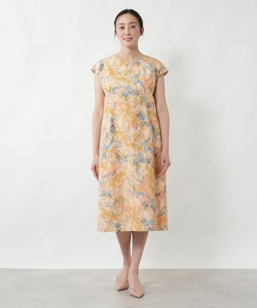 NEMIKA / ネミカ ドレス | 花柄フレンチスリーブワンピース【NEMIKA】 | 詳細1