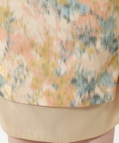 NEMIKA / ネミカ ドレス | 花柄フレンチスリーブワンピース【NEMIKA】 | 詳細12