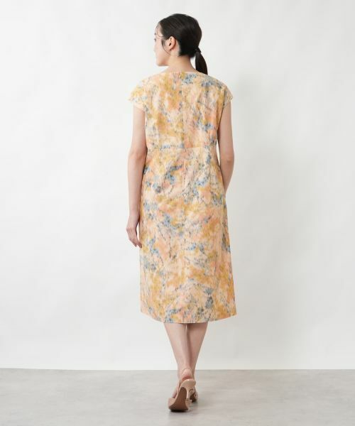 NEMIKA / ネミカ ドレス | 花柄フレンチスリーブワンピース【NEMIKA】 | 詳細3