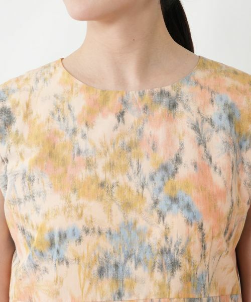 NEMIKA / ネミカ ドレス | 花柄フレンチスリーブワンピース【NEMIKA】 | 詳細7