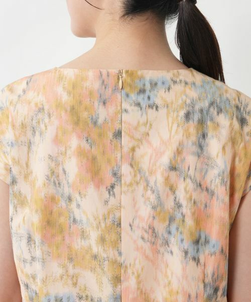 NEMIKA / ネミカ ドレス | 花柄フレンチスリーブワンピース【NEMIKA】 | 詳細8