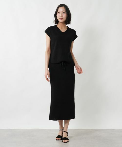 NEMIKA / ネミカ テーラードジャケット | Vネックニットベスト【NEMIKA】 | 詳細1