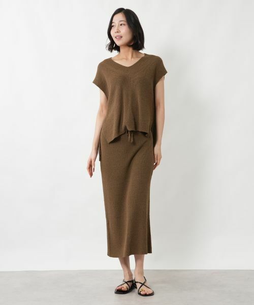 NEMIKA / ネミカ テーラードジャケット | Vネックニットベスト【NEMIKA】 | 詳細5