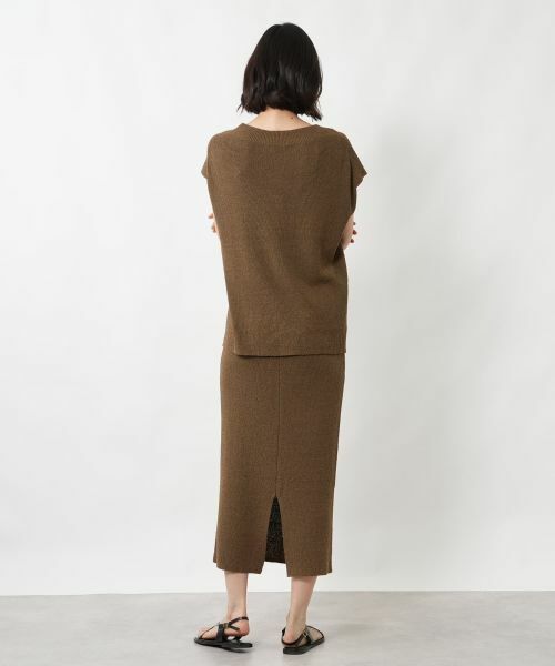 NEMIKA / ネミカ テーラードジャケット | Vネックニットベスト【NEMIKA】 | 詳細7